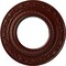 Ekena Millwork Andrea Ceiling Medallion (Fits Canopies up to 4 1/8"), 8 1/8"OD x 4 1/8"ID x 1/2"P, Brushed Mahogany CM08ADBMF - alternate 1